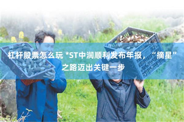 杠杆股票怎么玩 *ST中润顺利发布年报，“摘星” 之路迈出关键一步