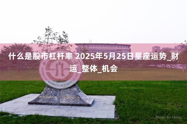 什么是股市杠杆率 2025年5月25日星座运势_财运_整体_机会